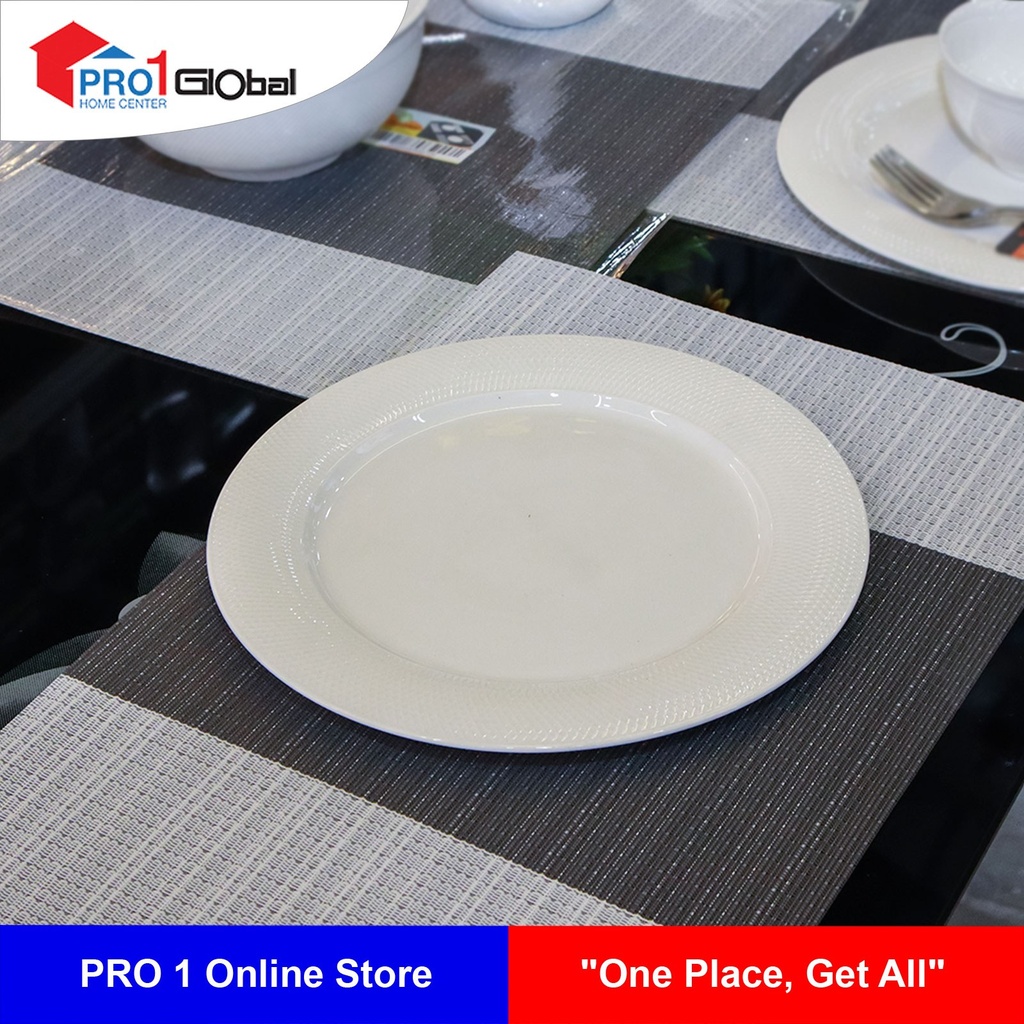 LANCE Diamond Ceramic Dinner Plate BA2081-4 (10.25in)
