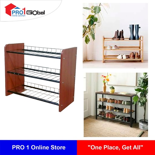 NWM 3Layer Shoe Rack LLT CB-3 (60x30x50)cm