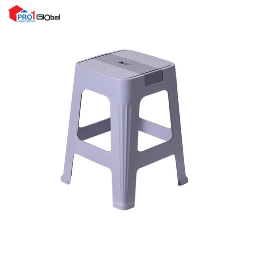Homely Plastic Stool HC608-13 (36x36x47)cm (Blue)