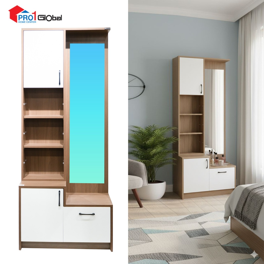 MZ Dressing Table MM-002 (W30inxH72inxD12in)