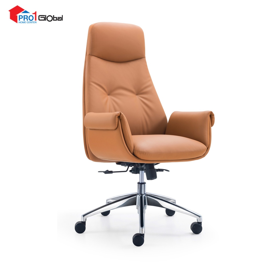 Homely Office Chair LA-1162H (70x70x125)cm (Brown)