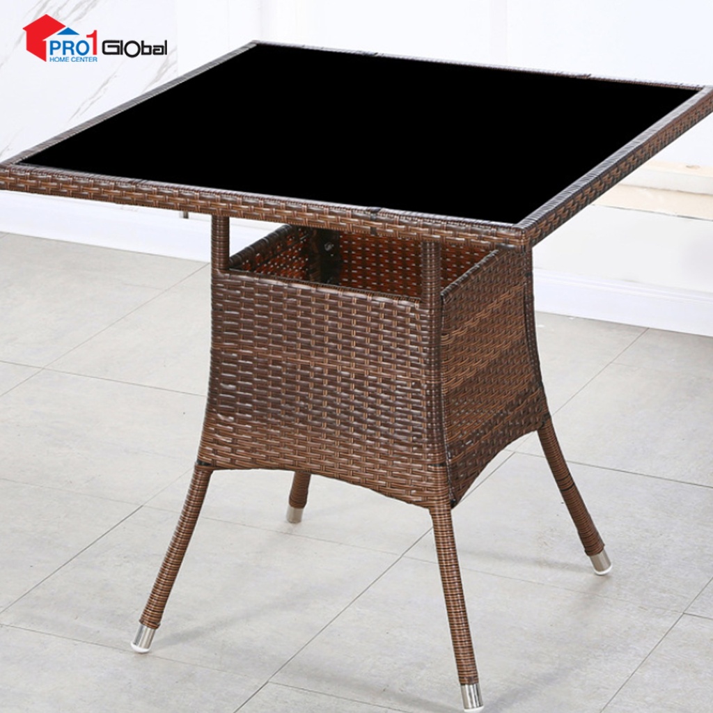 Homely Outdoor Table HW526-14BR (80x80x75)cm