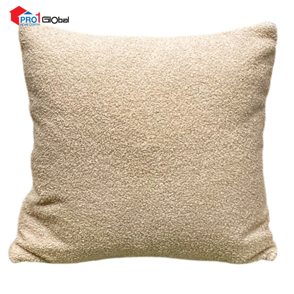 Homely Cotton Cushion BZ578-8C (43x43)cm (White)