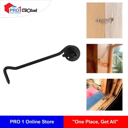 Tomos Window Hook MDC007-2 6Inches BL [ASM]