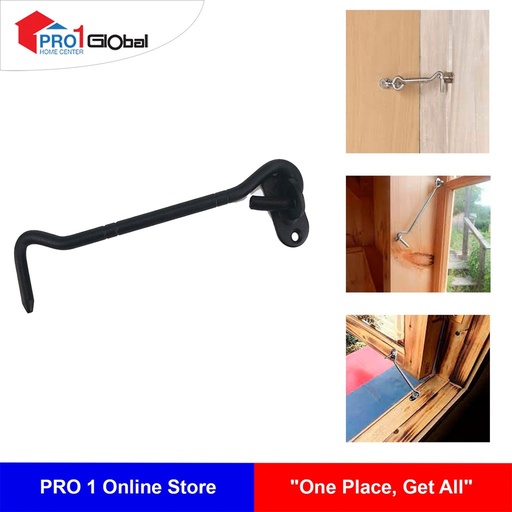 Tomos Window Hook MDC006-1 4Inches BL [ASM]