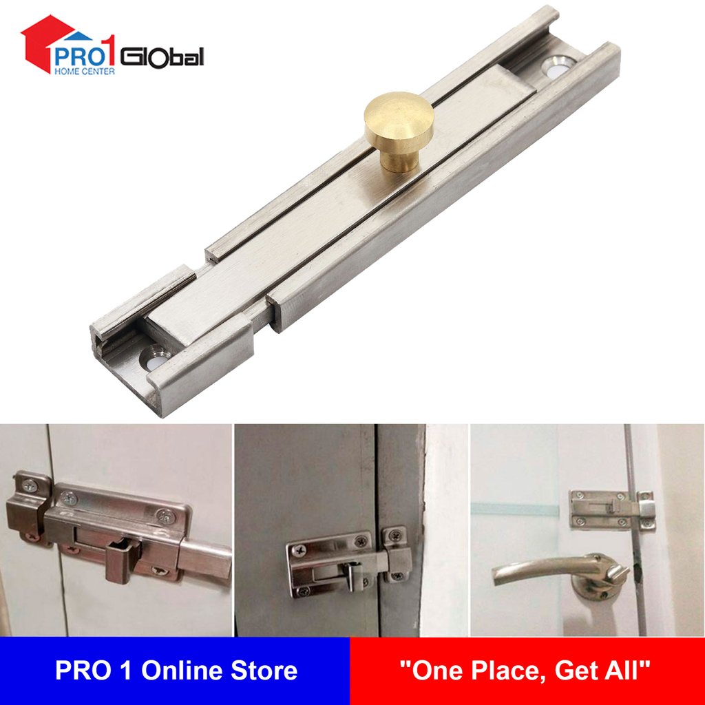 Tomos Steel 201 Door Bolt WJC36 4inches Silver [ASM]