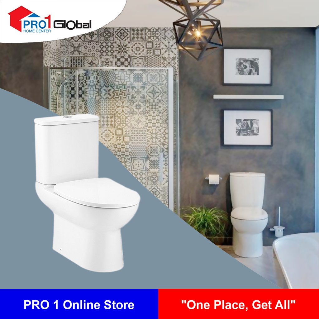 Cotto Two Piece Toilet MOOD S-Trap 3/4.5L C126207 (380x715x795mm)WH