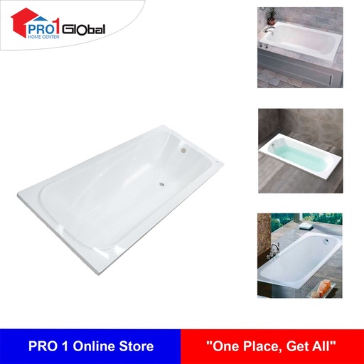 NEULUX Plain Bathtub BE-1001-3(1700x750x400)mm