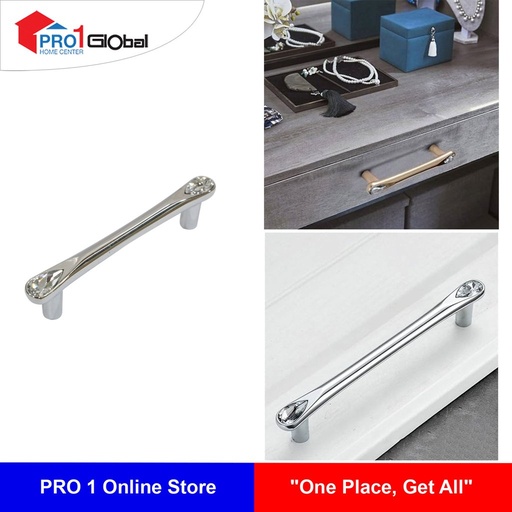 Tomos Drawer Handle LSA0031 Silver 96mm [ASM]