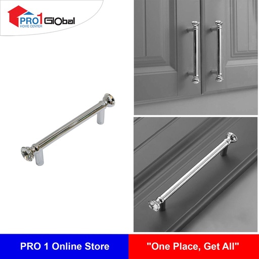 Tomos Drawer Handle LSA0035 Silver 96mm [ASM]