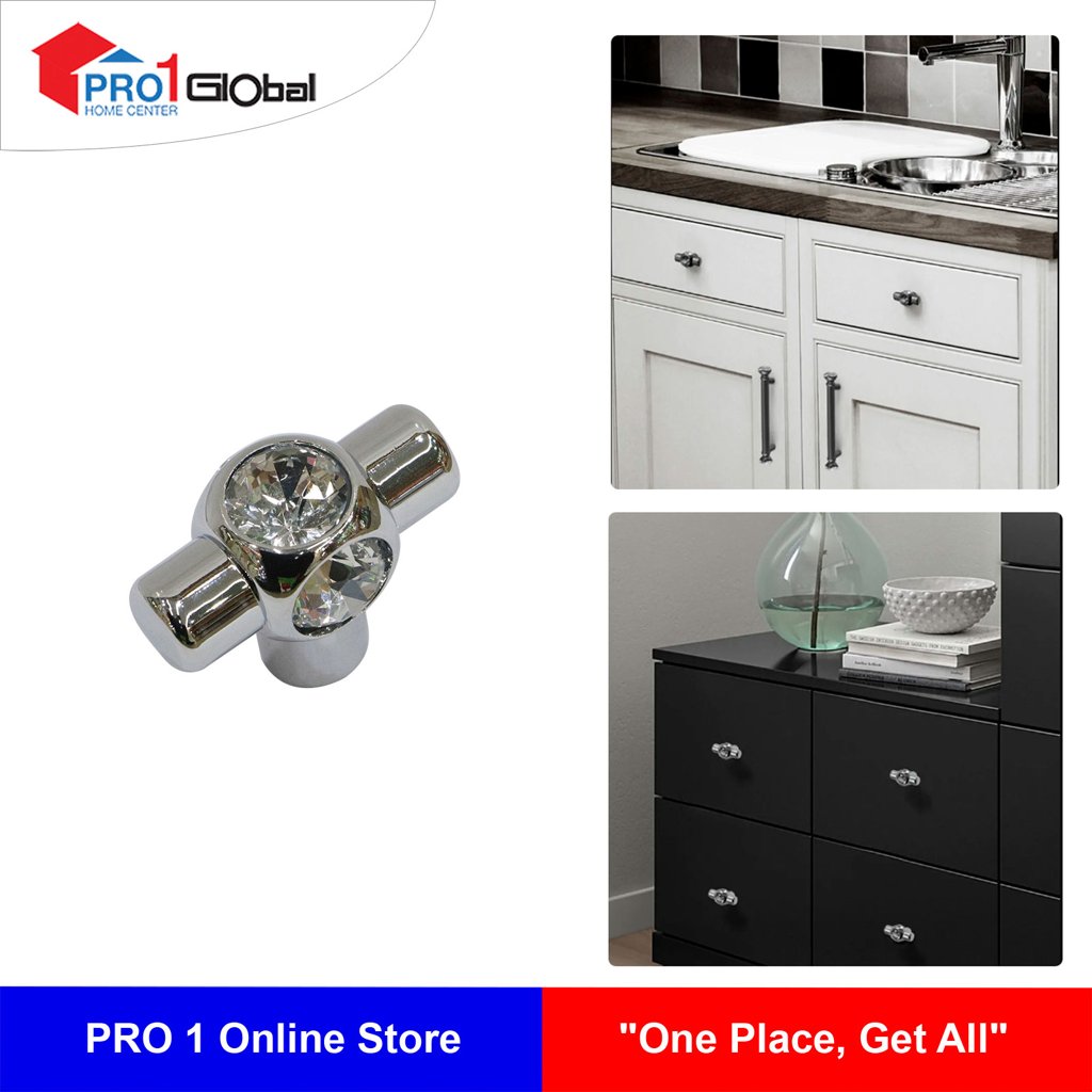 Tomos Drawer Handle LSA0038 Single Hole Silver [ASM]