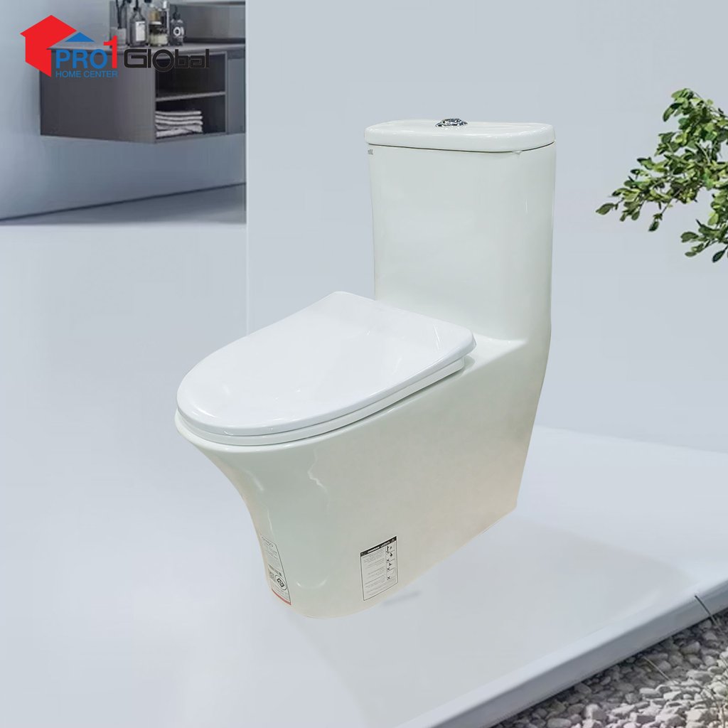 COTTO One Piece Toilet S-Trap C11001H (370 x 700 x 770mm) WH
