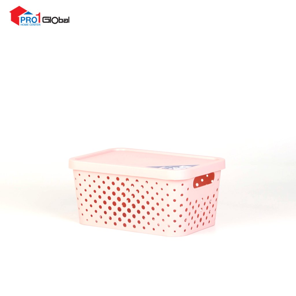 HIEP THANH Small Storage Container with Cover No-644 (262x177x122)mm