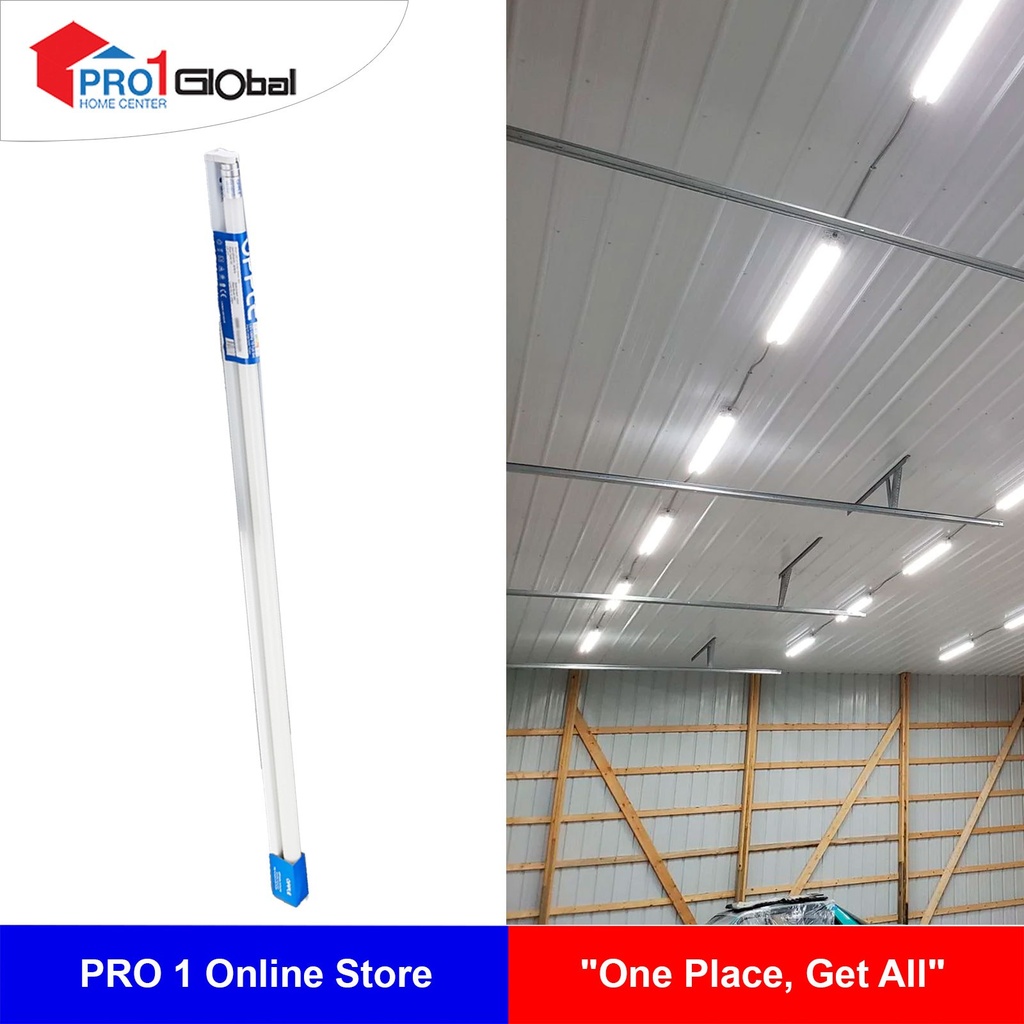 Opple-LED-U1-T8 Set1200mm-18W-6500K-Glass-CT