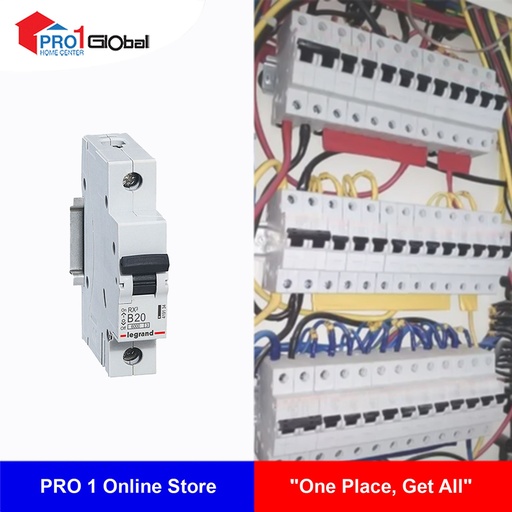Legrand MCB Breaker LEG-402273/419753 1Px20A