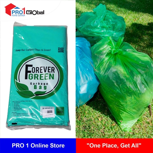 DP Garbage Bags Green (12x25)in (1x30Pcs)