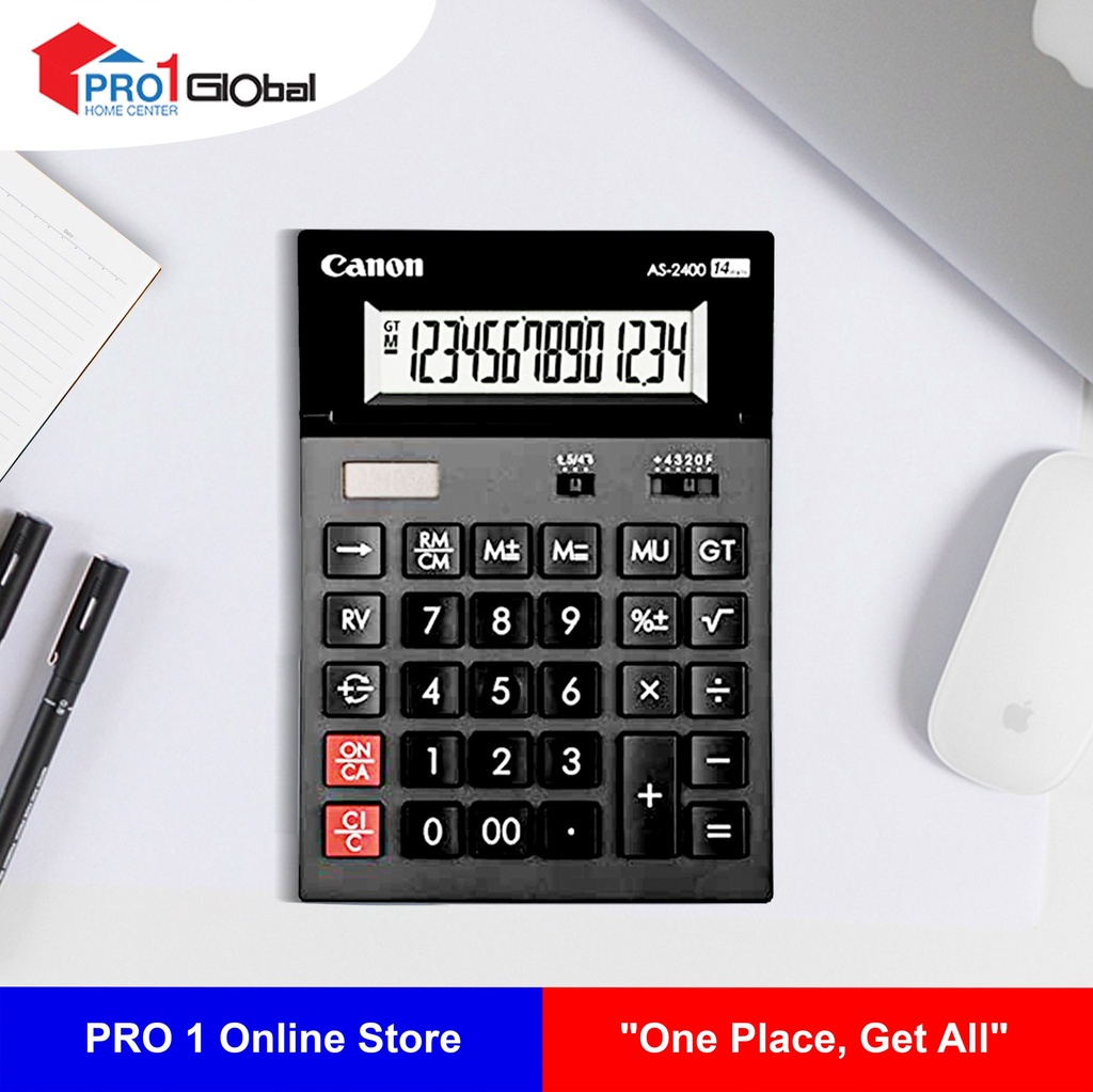 Canon Calculator 12-Digits Auto Check Function AS-120R