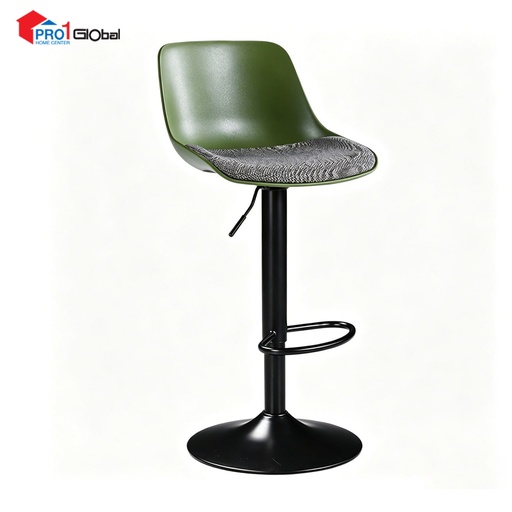 Homely Bar Chair BC666-3GN (43x44x151)cm (Green)