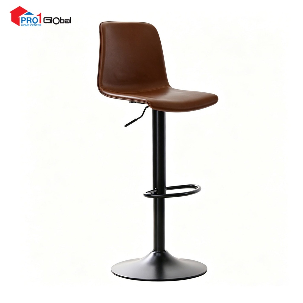 Homely Bar Chair BC666-6RD (38x42x108)cm (Red)