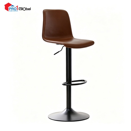 Homely Bar Chair BC666-6RD (38x42x108)cm (Red)
