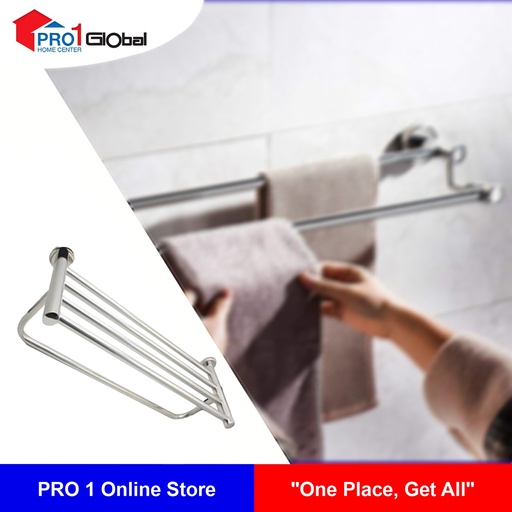 DM Stainless Steel 2 Layers Clothes Rack BF-A23 60cm