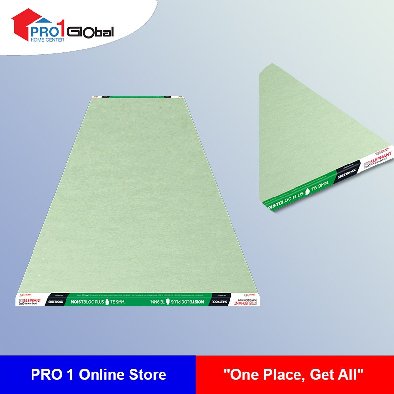 SCG Gypsum Board (4ft x 8ftx9mm)Green Moist Bloc