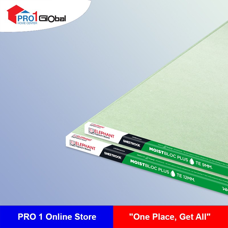 SCG Gypsum Board (4ft x 8ftx12mm)Green Moisture Bloc