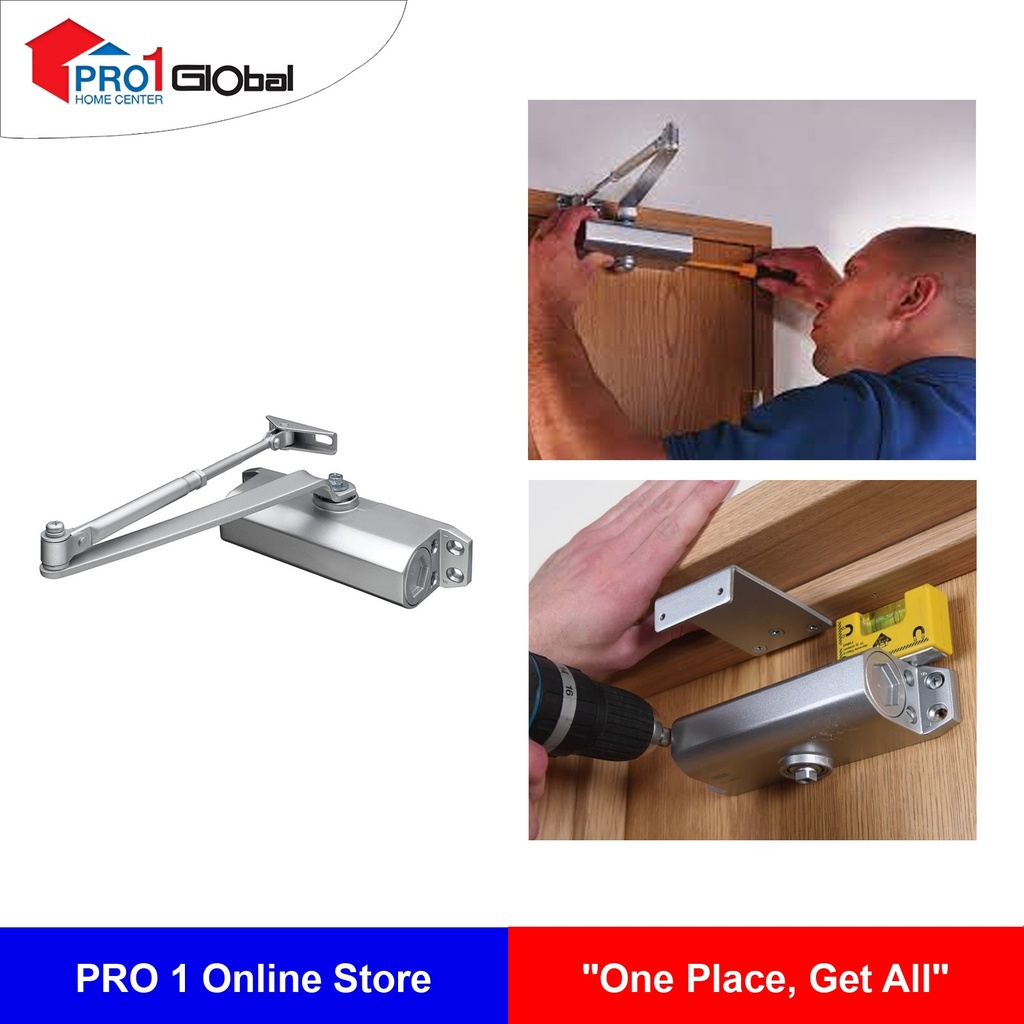 HAFELE Door Closer EN3 489.30.011 60Kg (Hold Open)