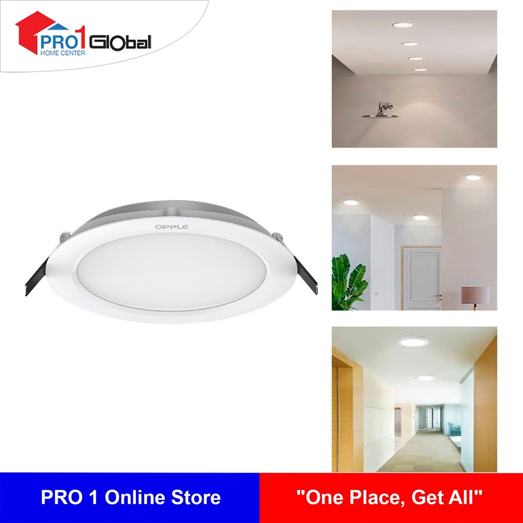 OPPLE LED-DL-RC-HPF-ESII R100-6W-6500K-NV