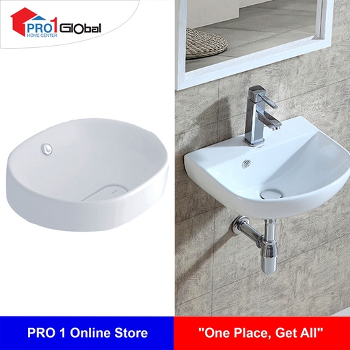 COTTO Above Counter Basin OLIX C00257 (520x404x200mm)WH
