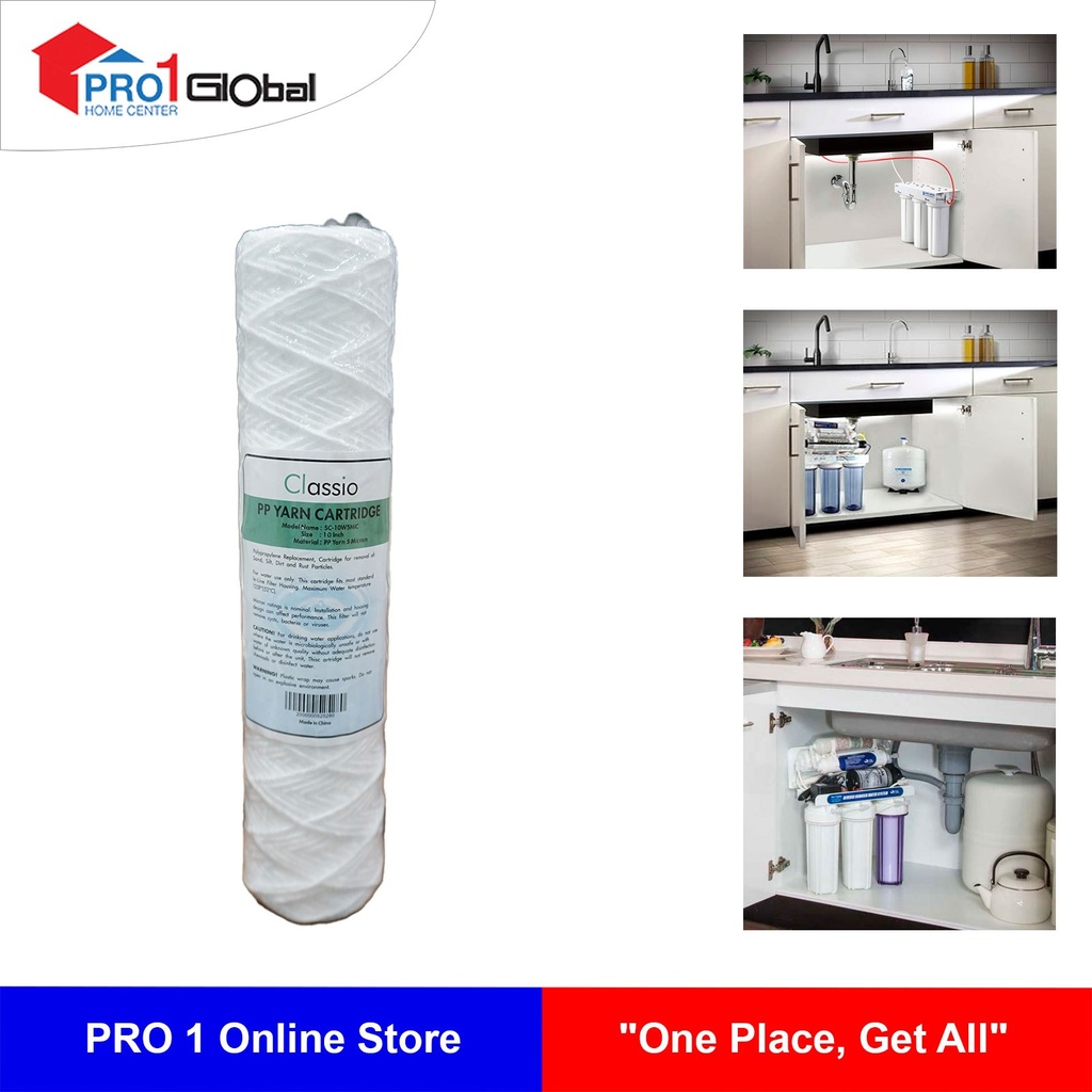 Classio 5Micron Water Filter(10In, PP Yarn)