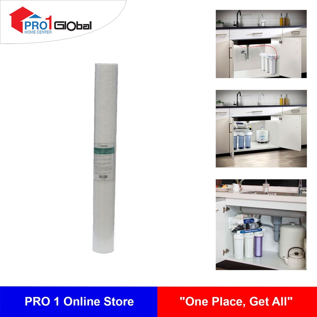 Classio 5Micron Water Filter(20In, PP Sediment)