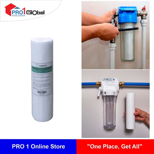 Classio 5Micron Water Filter(10In, PP Sediment)
