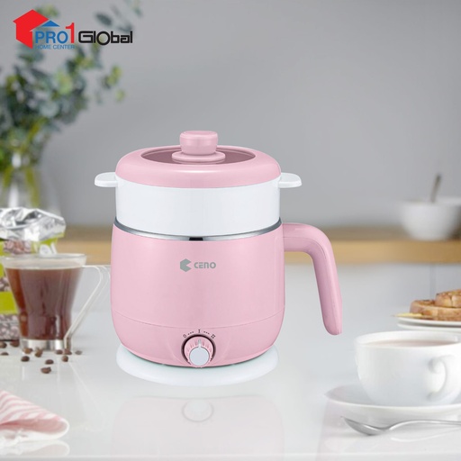 CENO Electric Pot HB-K039E (1.5Lit,600W,Pink)