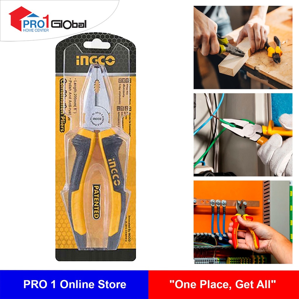 INGCO Combination Pliers HCP08208 8in x 200MM