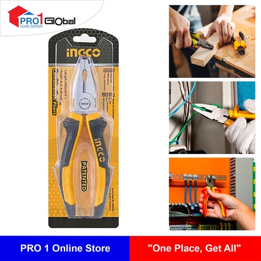 INGCO Combination Pliers HCP08208 8in x 200MM