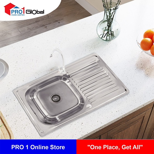 Teka D8050PF VIVA 80 1B1D Inset Sink 1Bowl 1Drainer